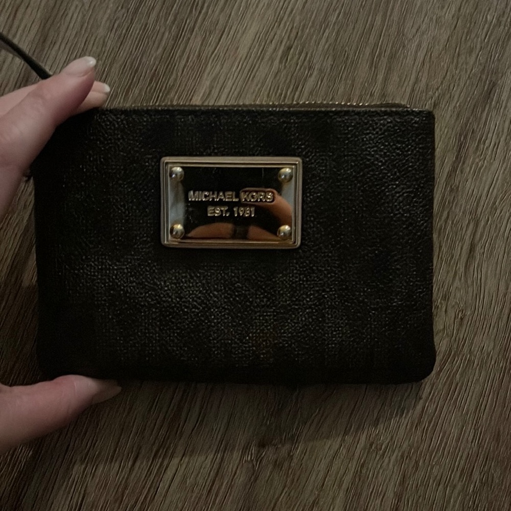 MK wristlet wallet.